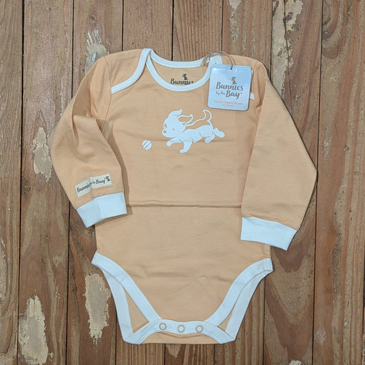 Onesie - Long-Sleeve with Puppy (3-6 mos)