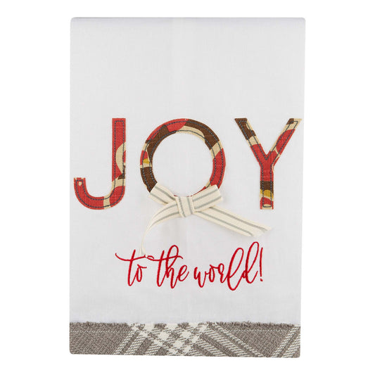 Joy to the World Tea Towel