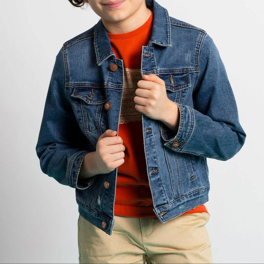 Medium Wash Denim Jacket Boys 319