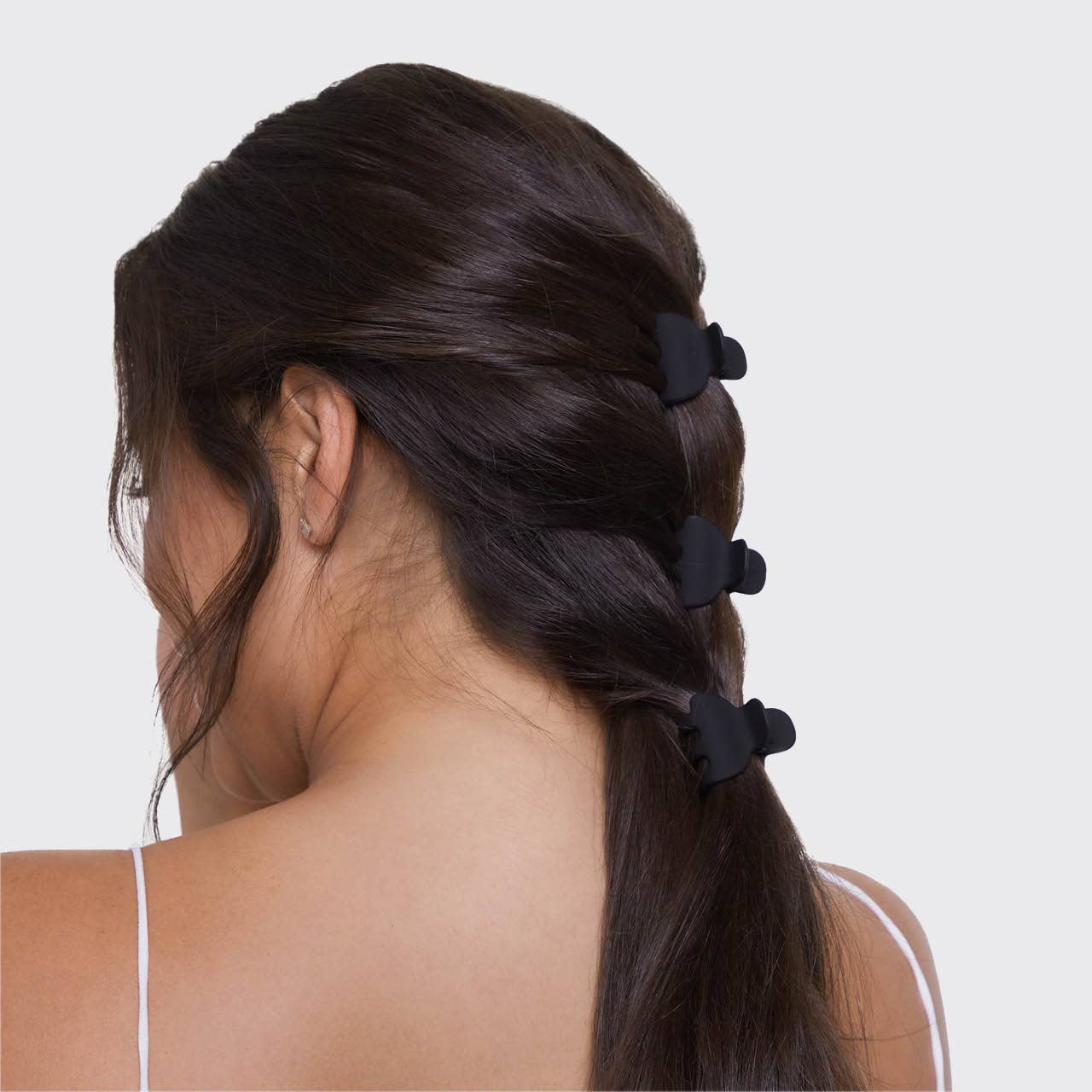CC Recycled Plastic X-Small Claw Clips 6pc - Black & Tort