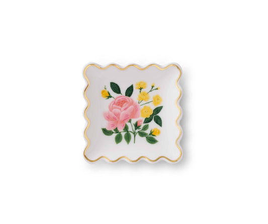 GB Roses Scalloped Ring Dish