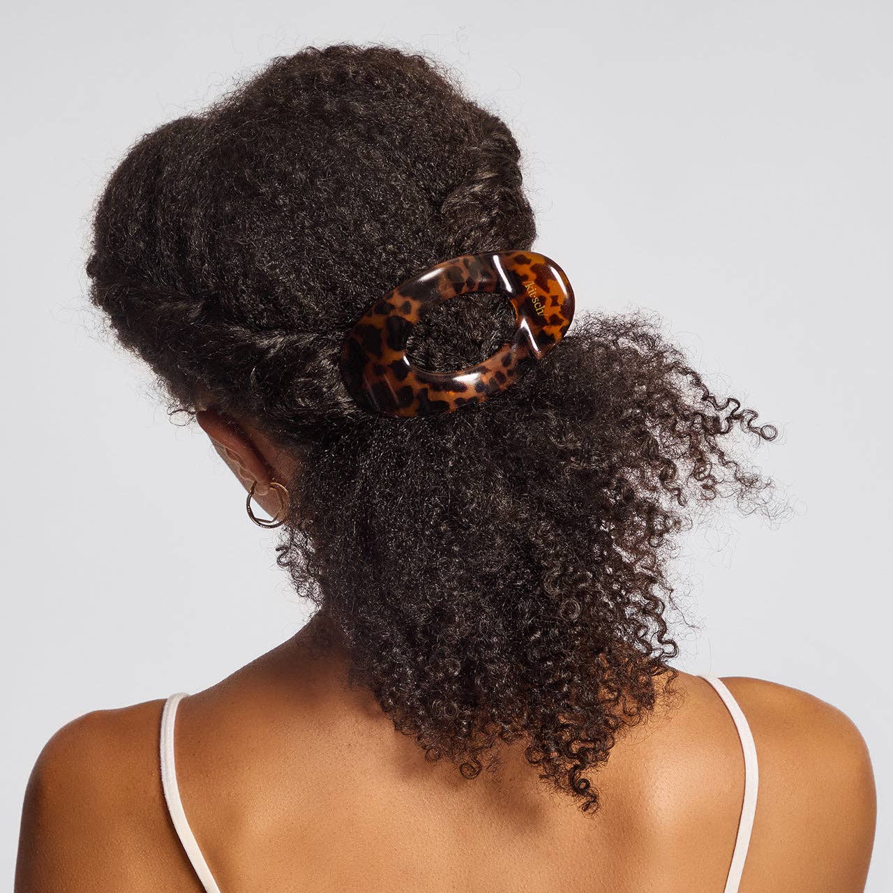 CC Recycled Plastic Small Flat Cloud Clip - Tort