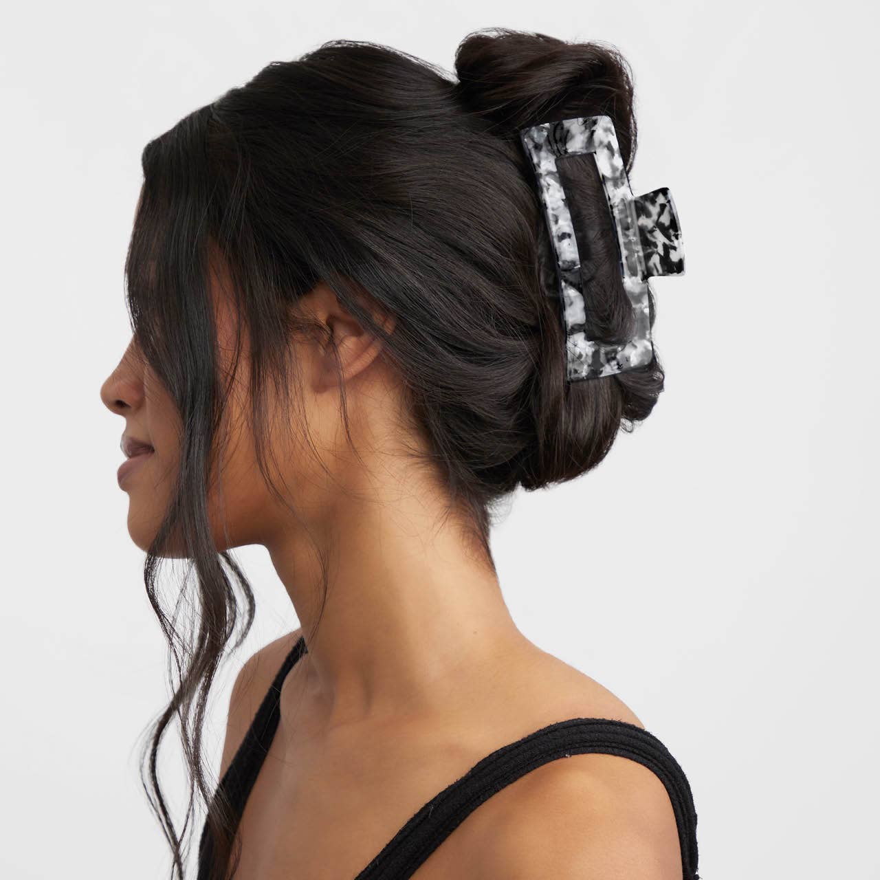 CC Eco-Friendly Jumbo Open Shape Claw Clip - Black