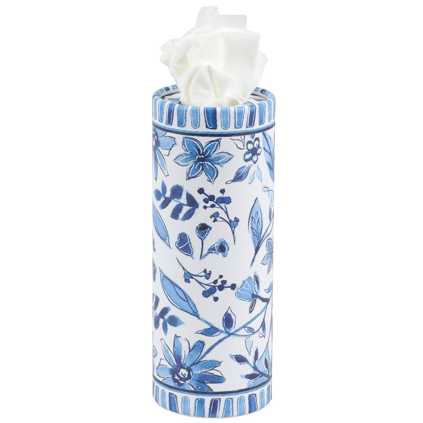 Blue Florals Tissue Box Set