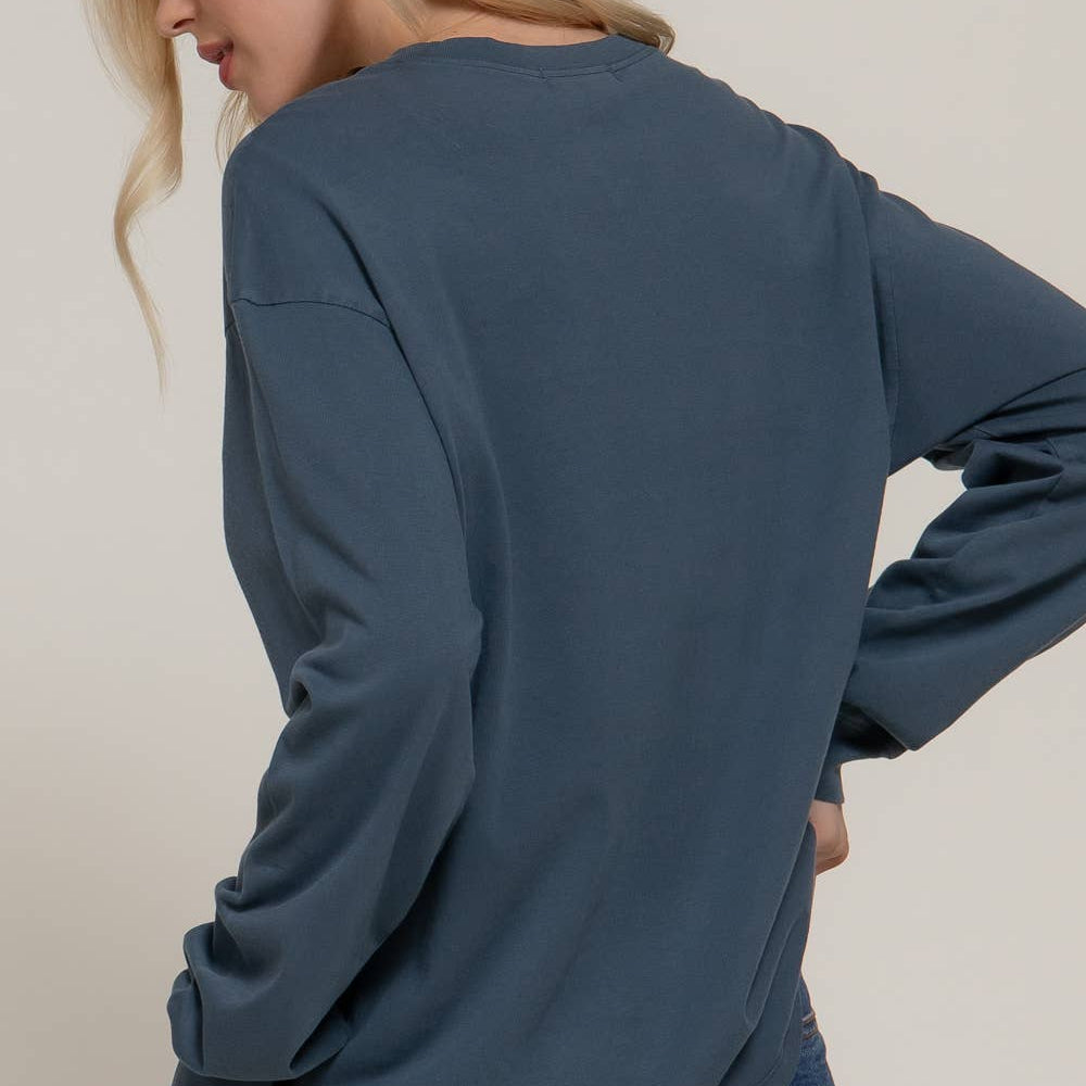 Signature Garment-Dyed Long Sleeve Tee