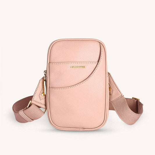 Mira & Moss Iris Mini-Crossbody Bag - Transcendent Pink 00116