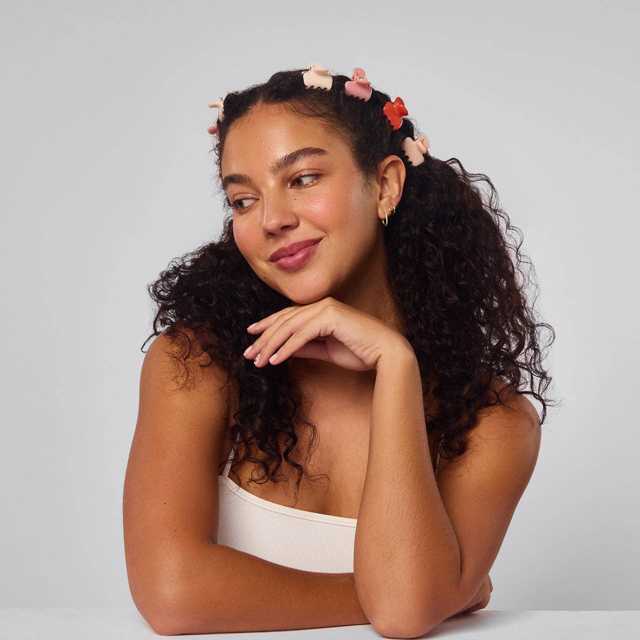 CC Recycled Mini Cloud Clips 8pc Set - Assorted Cherry Blossom