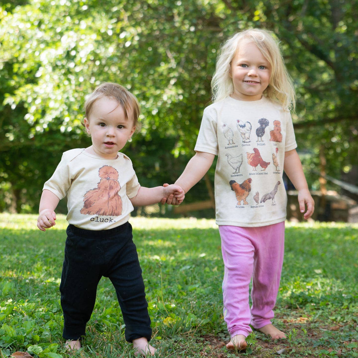 Chicken Breeds Country Kids Farm Tee