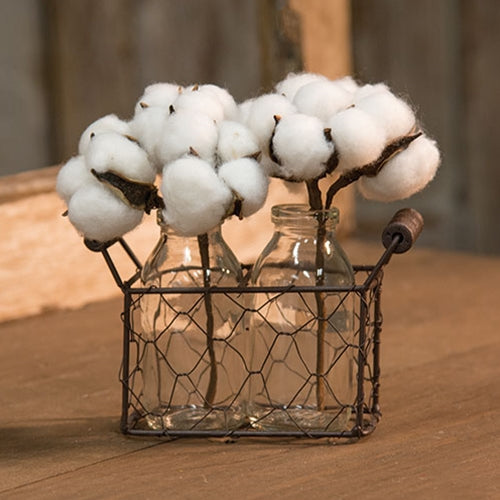 Set of 2 Cotton Ball Pick 6"