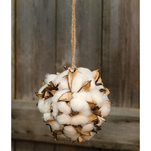 Country Cotton Ball 5" Sphere