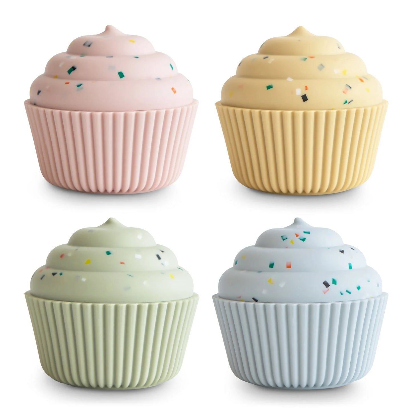 Mushie Cupcake Mix n Match Bath Toy