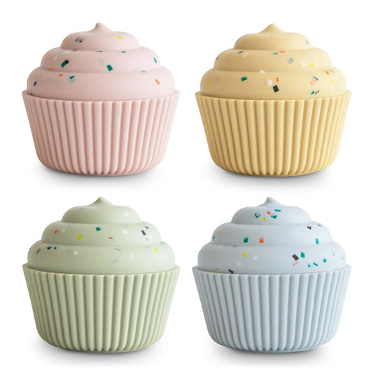 Mushie Cupcake Mix n Match Bath Toy