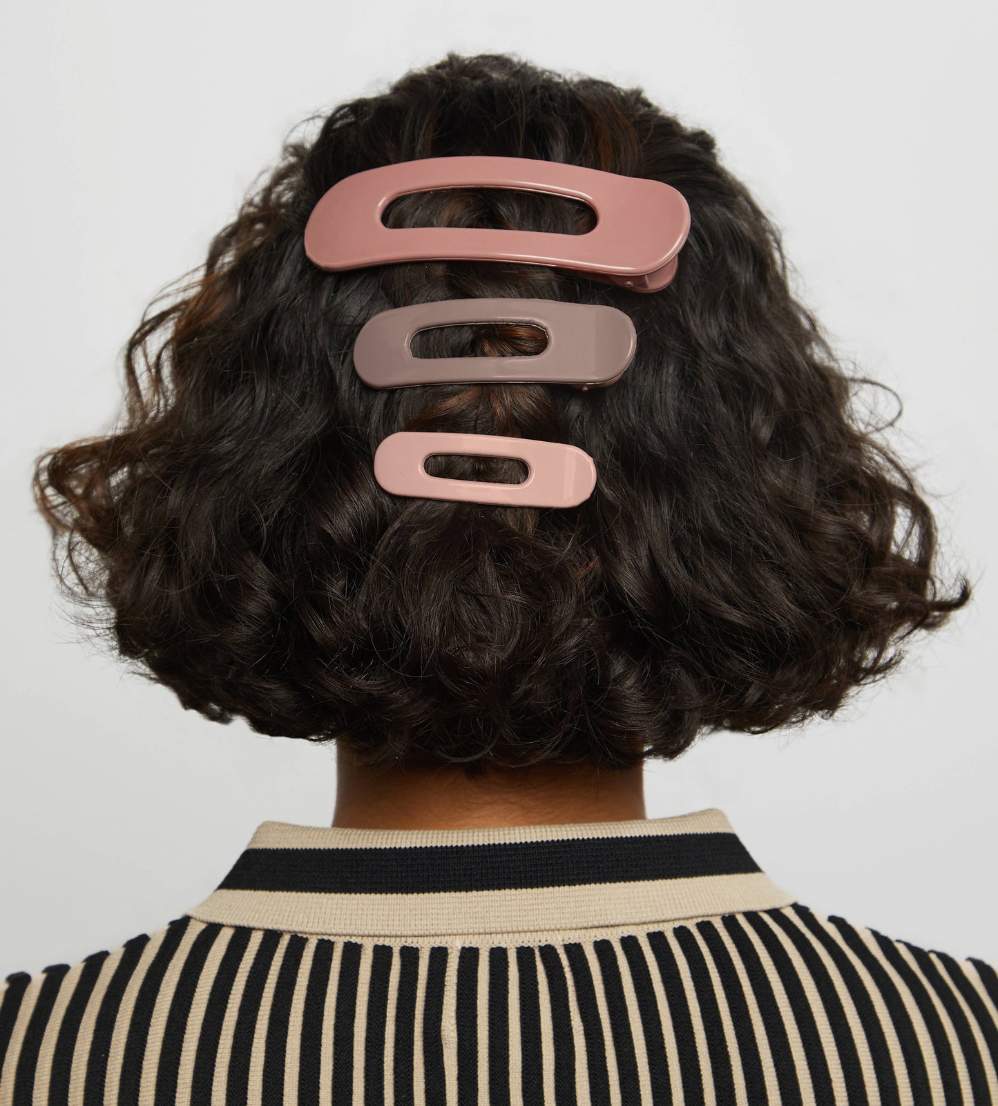 CC Flat Lay Claw Clip 3pc Flat - Ultra Glossy Terracotta