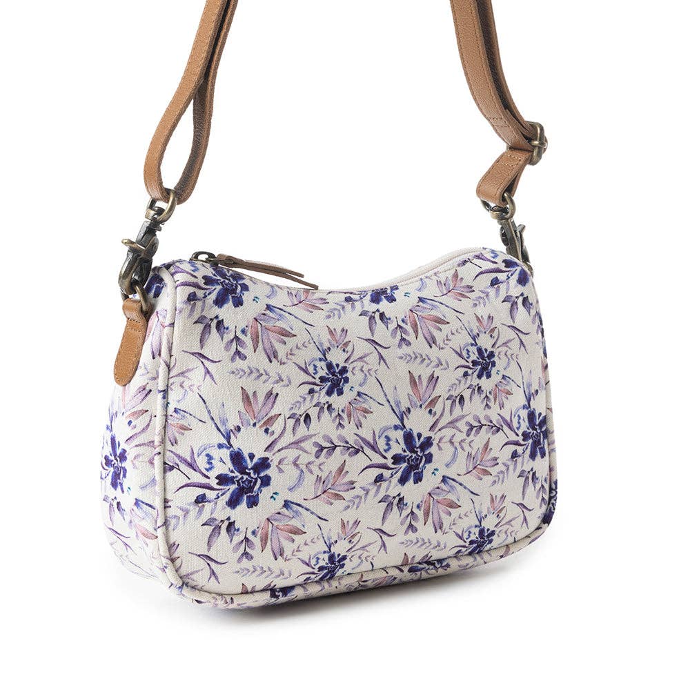 CC Cottage Rose Crossbody Bag In Purple 11823