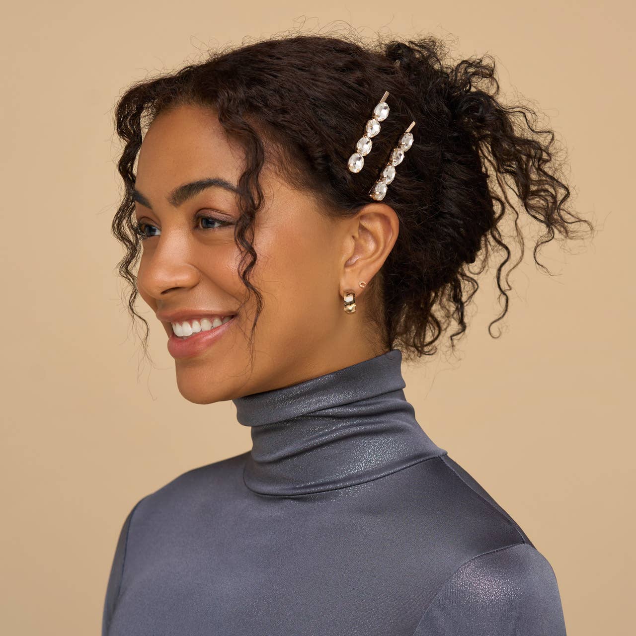 CC Holiday Gemstone Bobby Pins 2pc Set