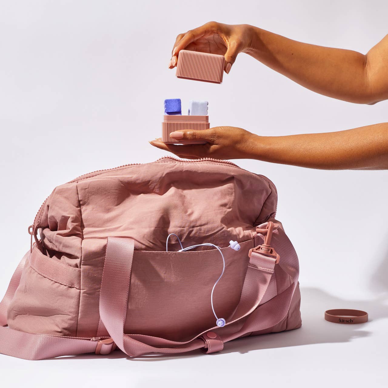 CC 2-Compartment Travel Case - Terracotta