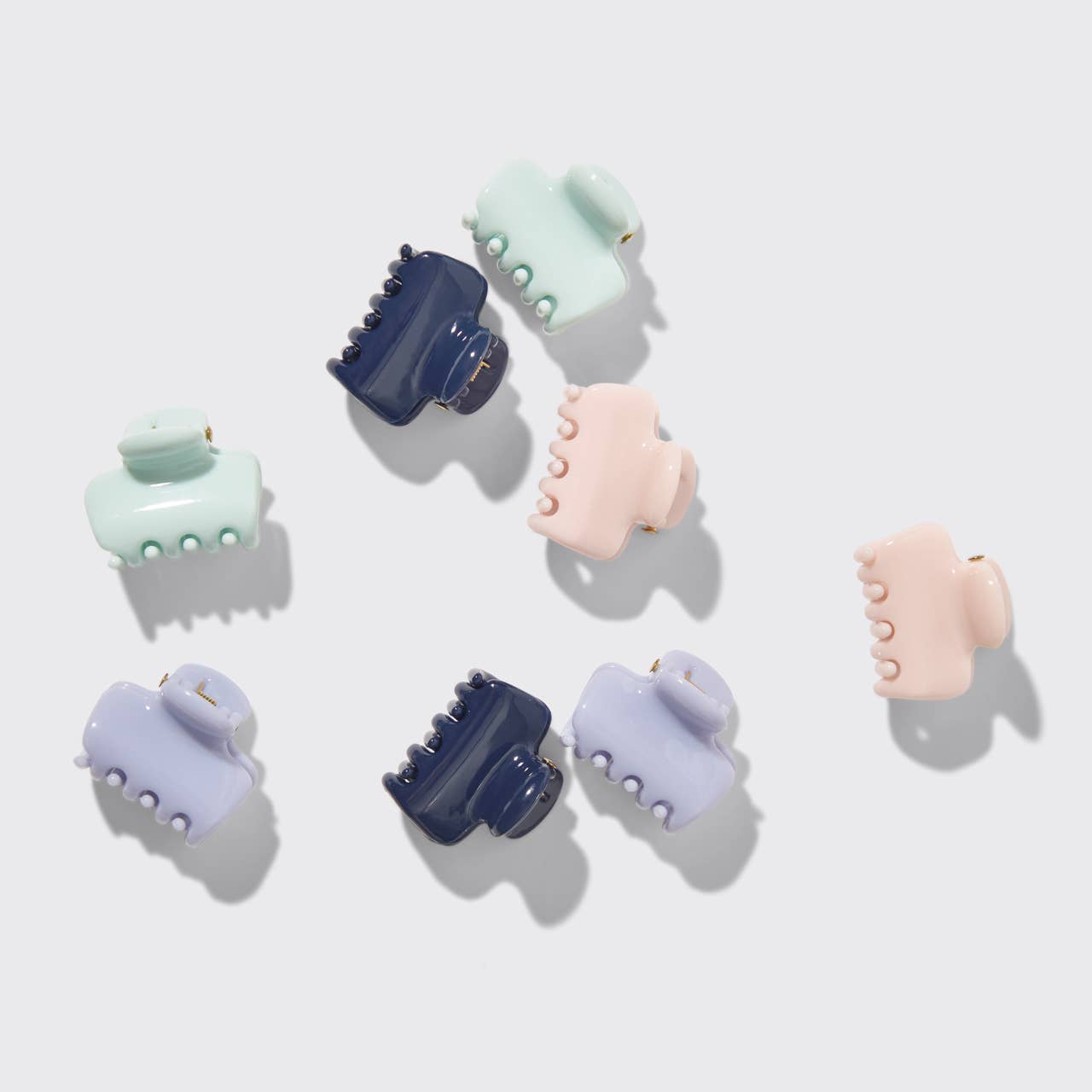 CC Recycled Plastic Mini Cloud Clips 8pc Set- Garden Bouquet