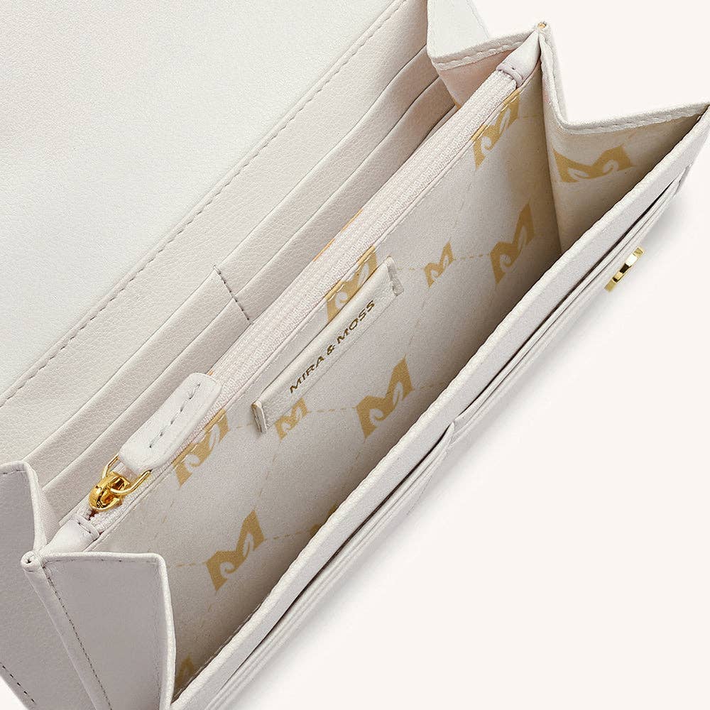 CC Mira & Moss Napa Long Wallet - Ivory 00110