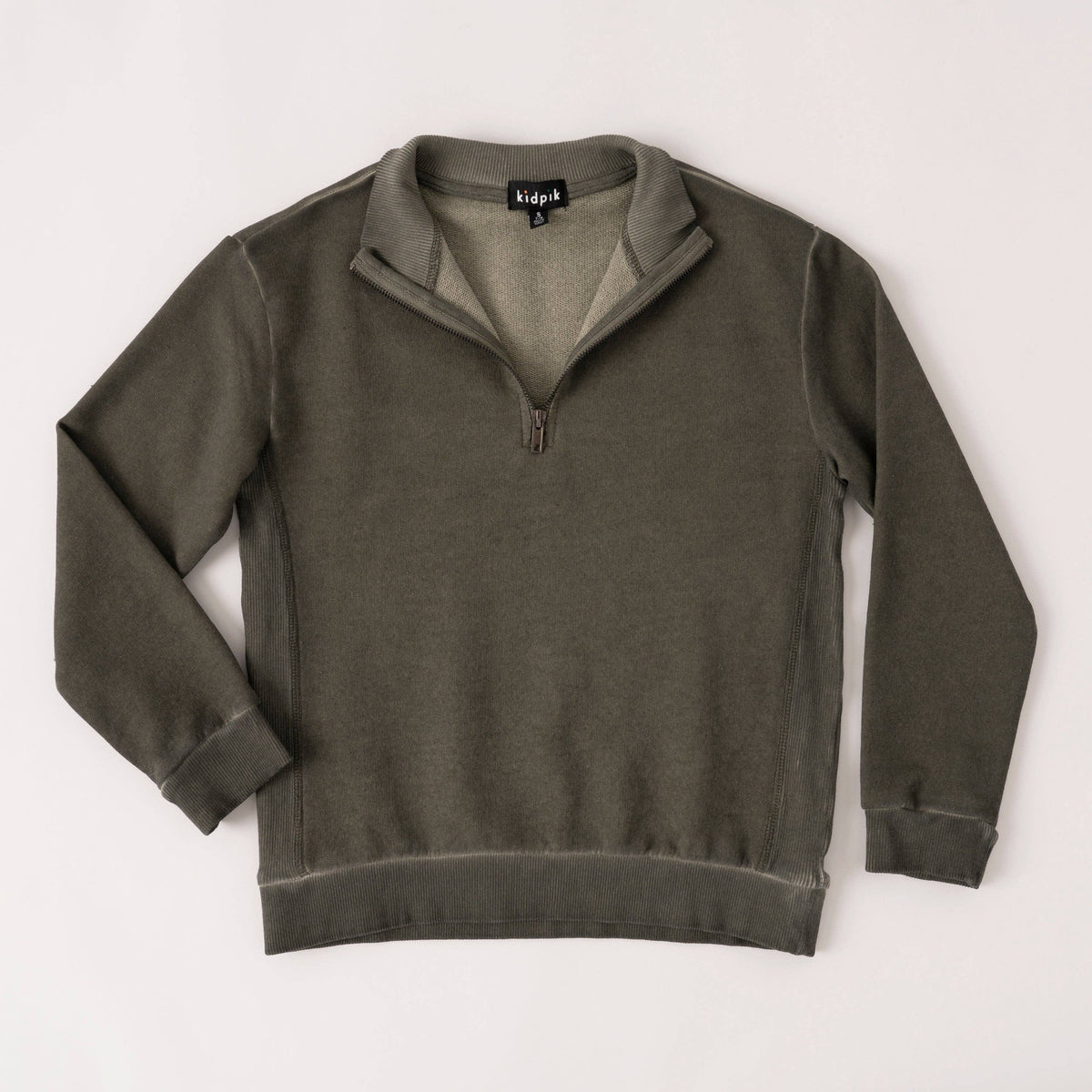 Green Half Zip Fleece Top Boys 316