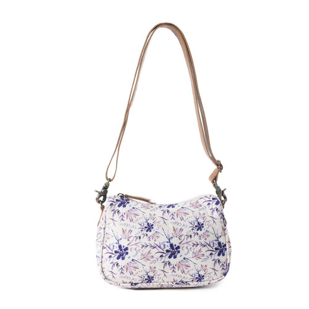 CC Cottage Rose Crossbody Bag In Purple 11823