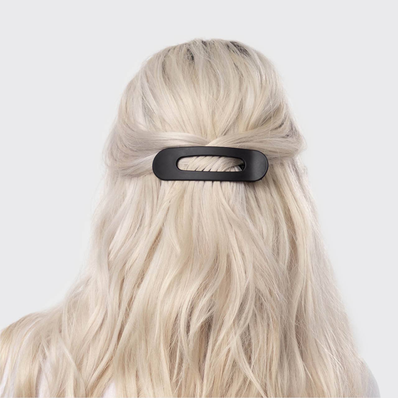 CC Flat Lay Claw Clip 2pc Flat - Black & Tort