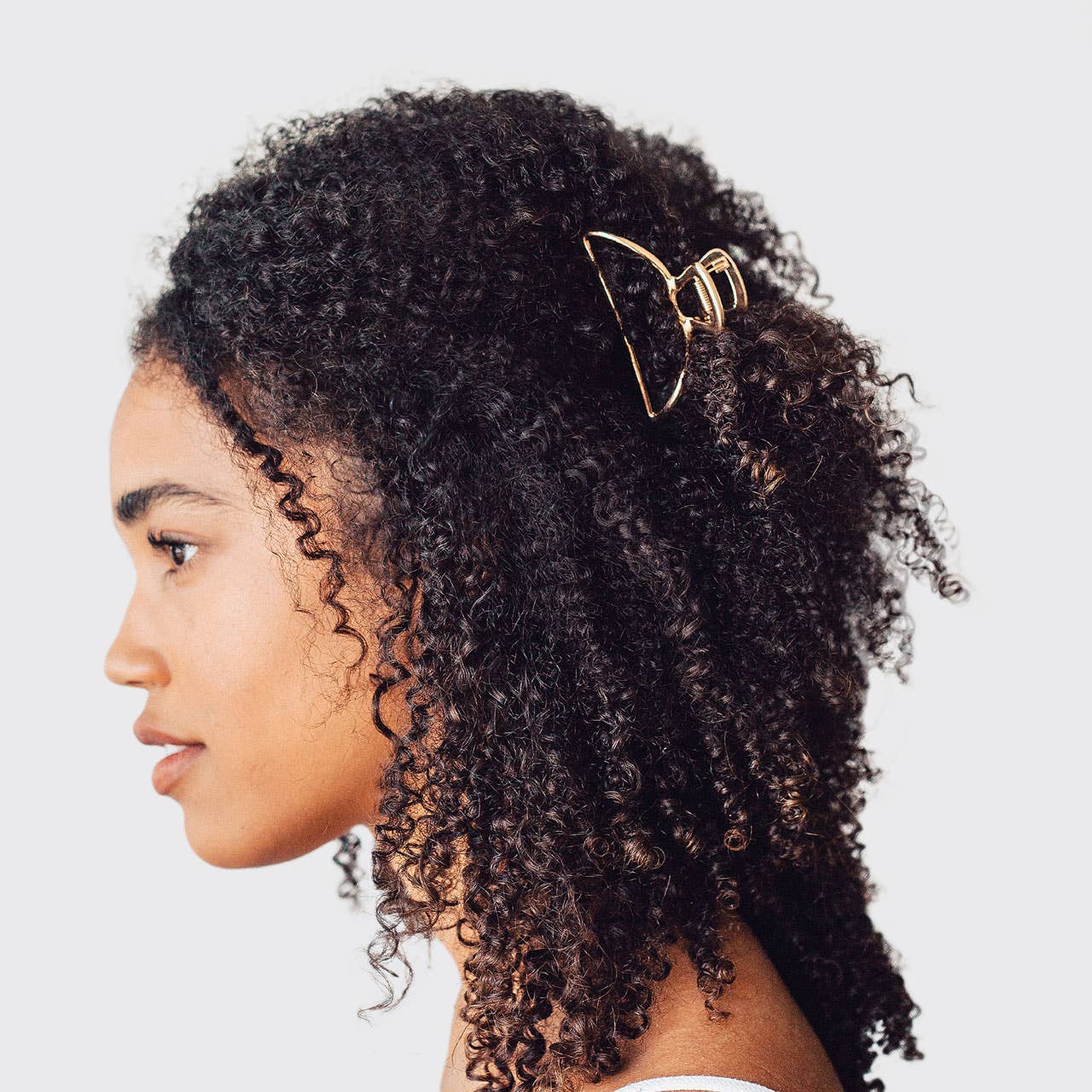CC Open Shape Claw Clip - Gold