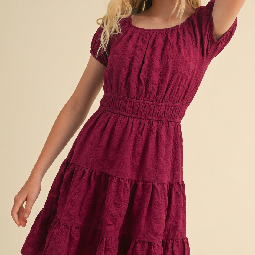 Girls Holiday Tiered Dress 7-12 443