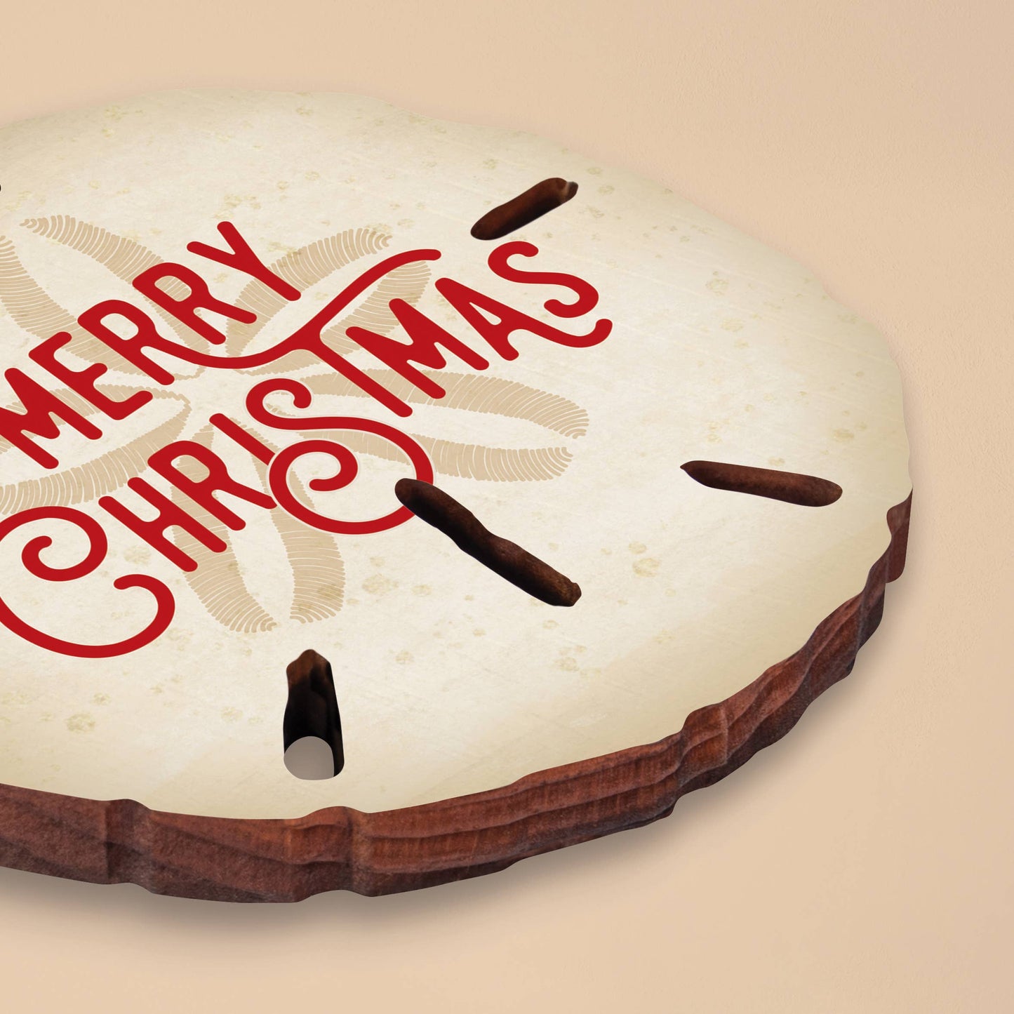 Ornament - Merry Christmas Sand Dollar