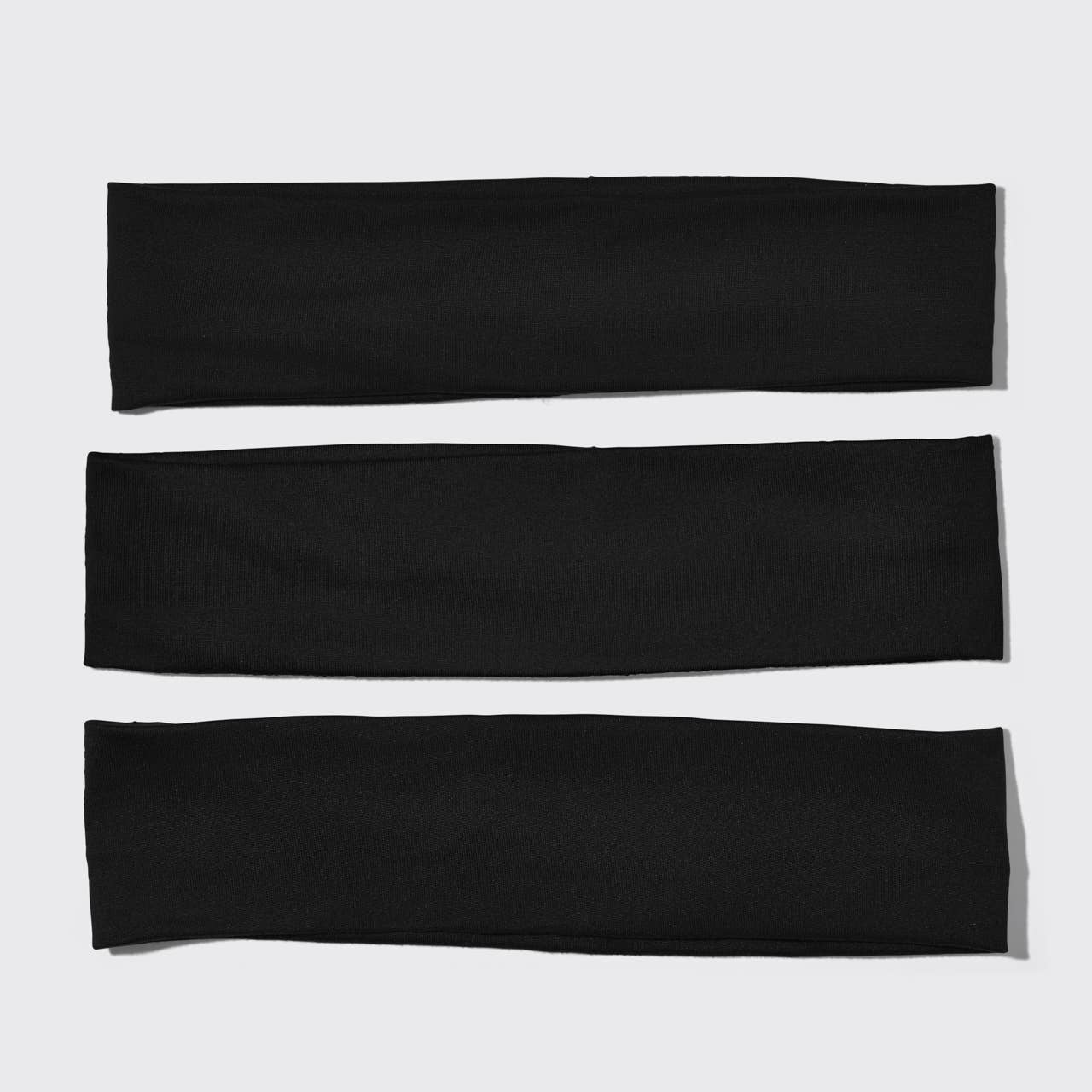 CC Recycled Active Headbands 3pc Set - Black