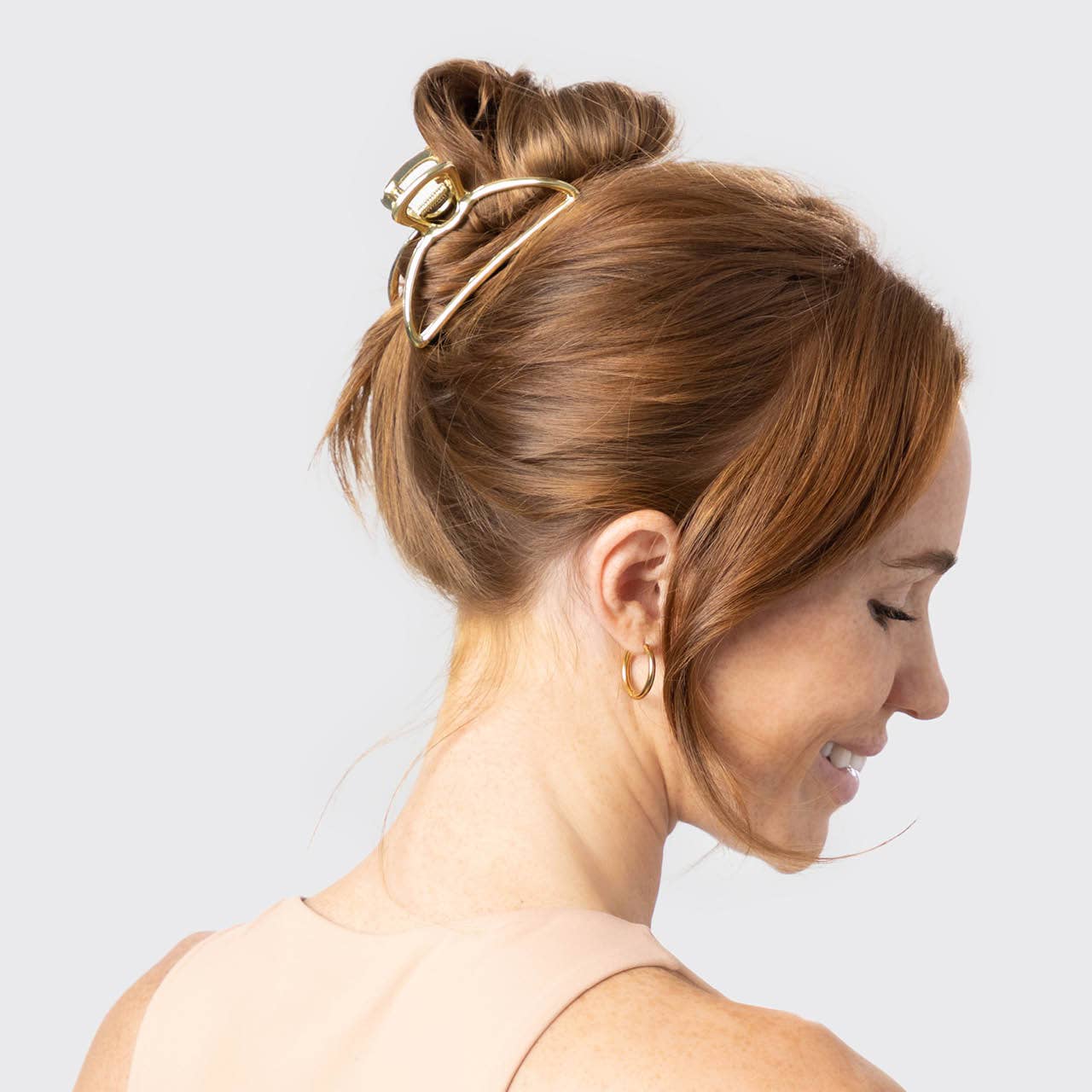 CC Open Shape Claw Clip - Gold