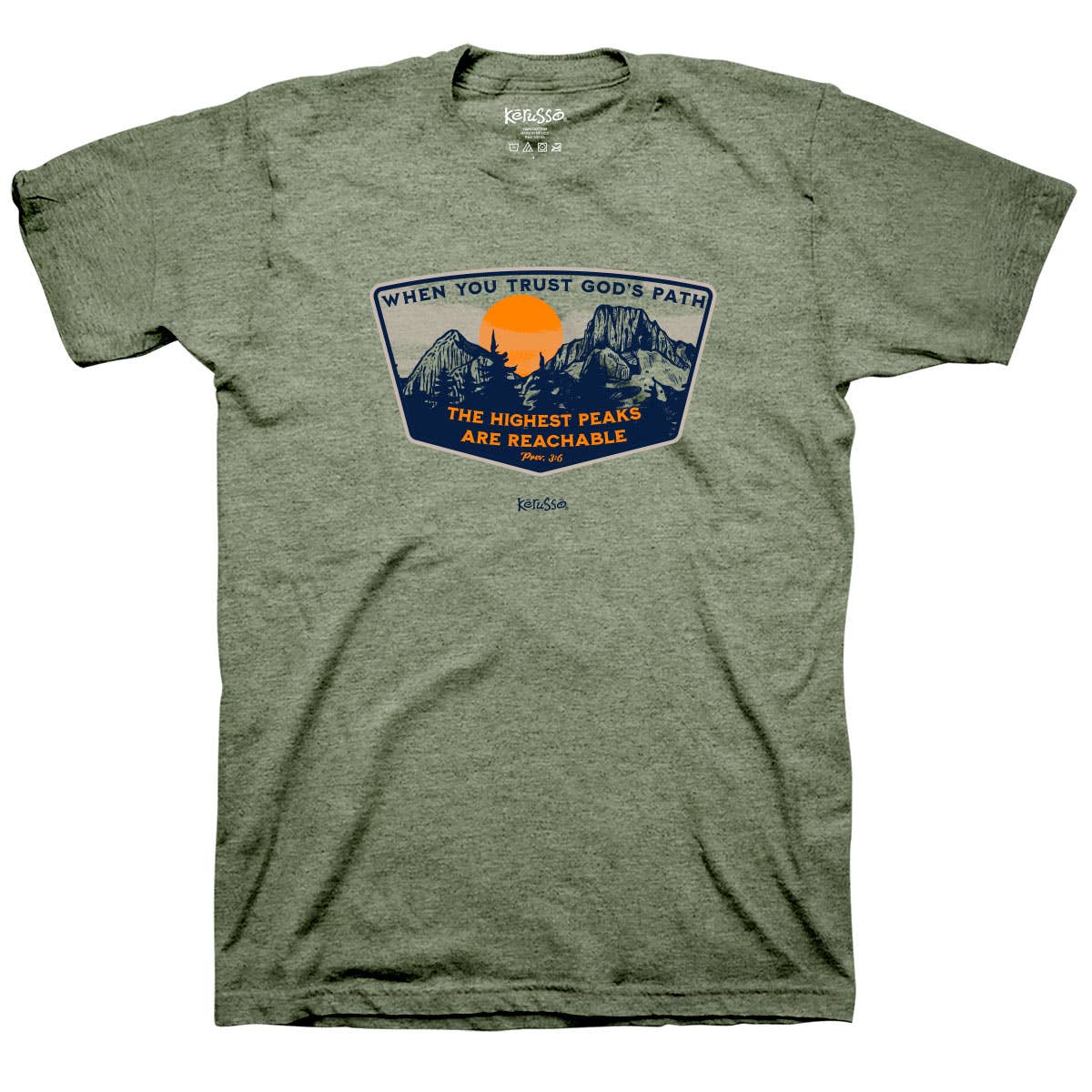 Kerusso Christian T-Shirt God's Path MEN