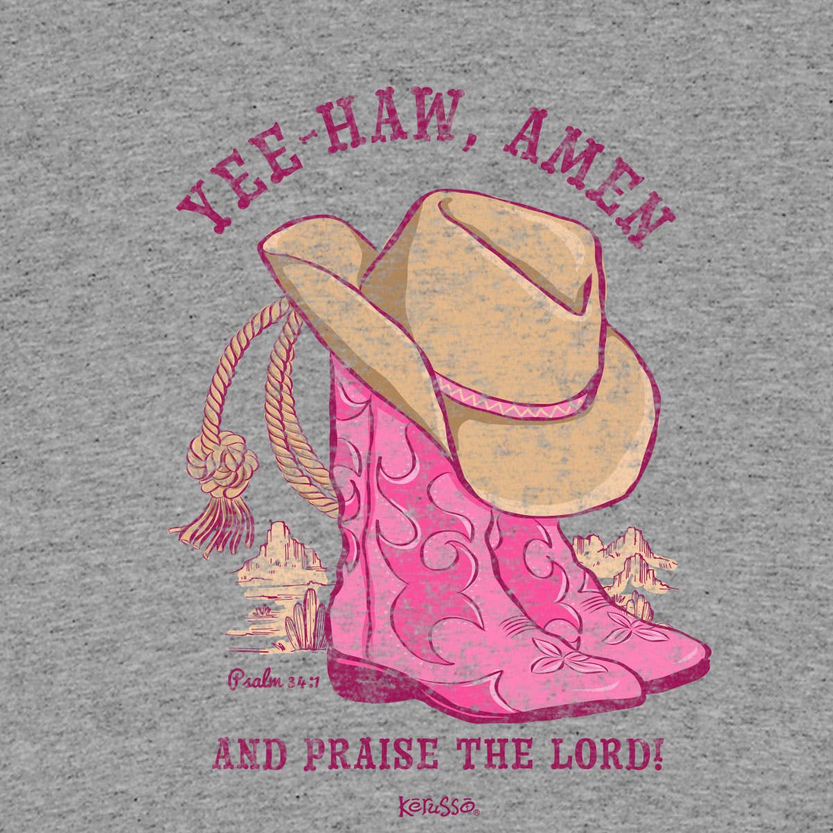 Kerusso Kids T-Shirt Yee Haw GIRLS Tee