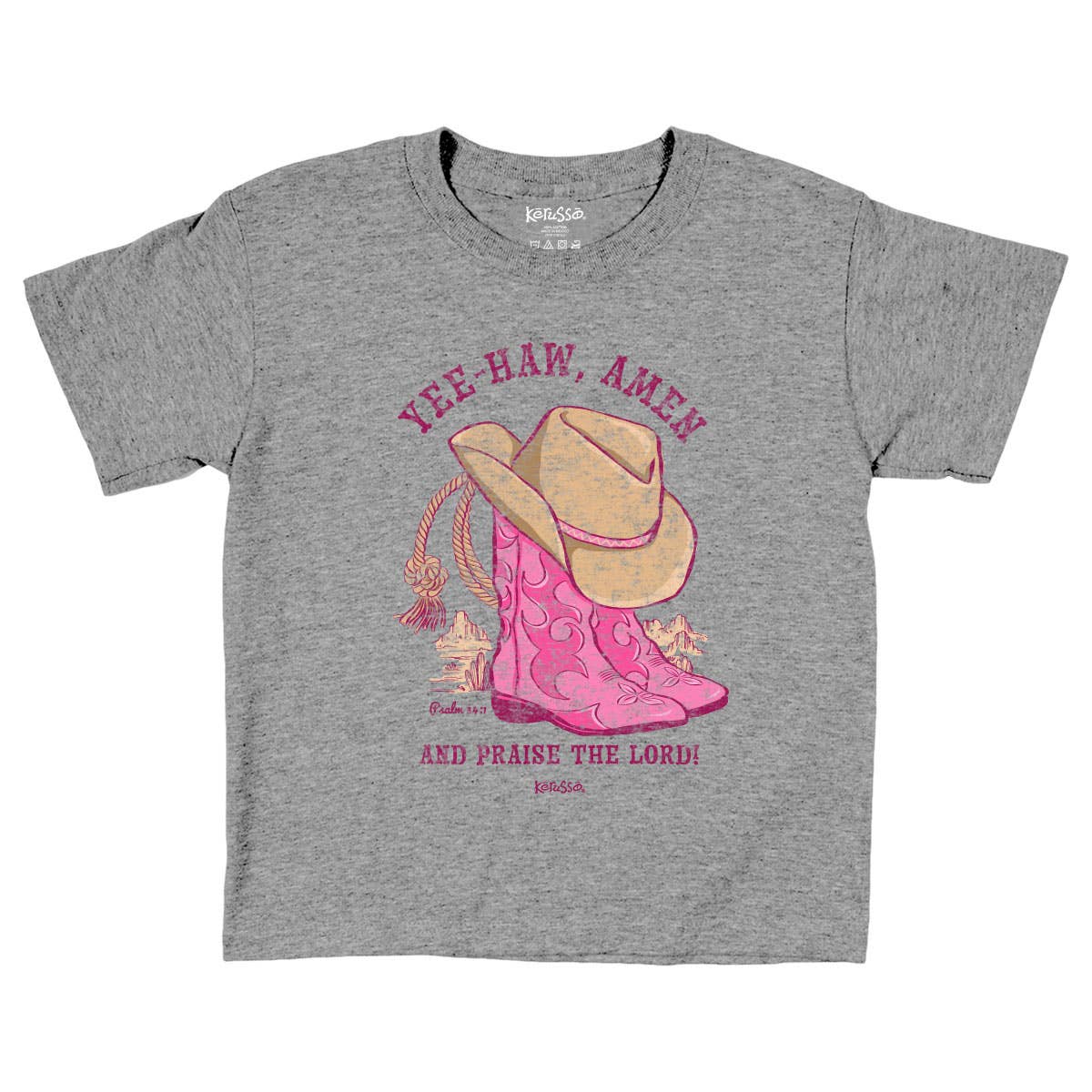 Kerusso Kids T-Shirt Yee Haw GIRLS Tee