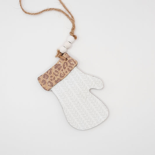 Cheetah Mitten Ornament