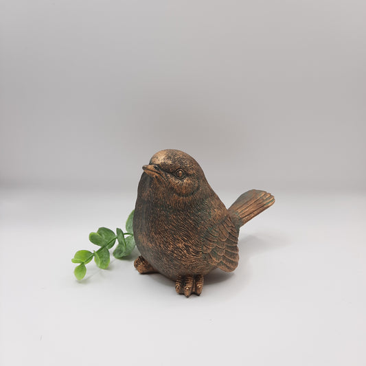 Antique Bronze-Look Bird Figurine (varies)