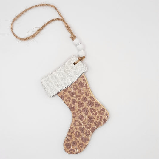 Cheetah Stocking Ornament