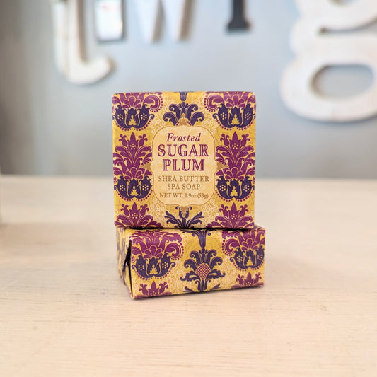 1.9oz Shea Butter Soap Bar - Frosted Sugar Plum