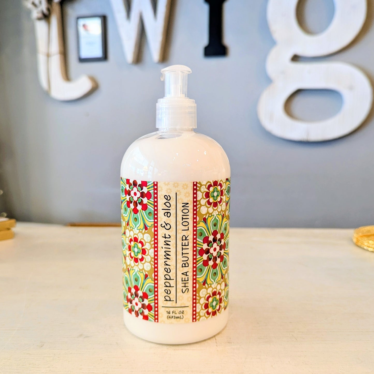 16oz Lotion - Peppermint & Aloe