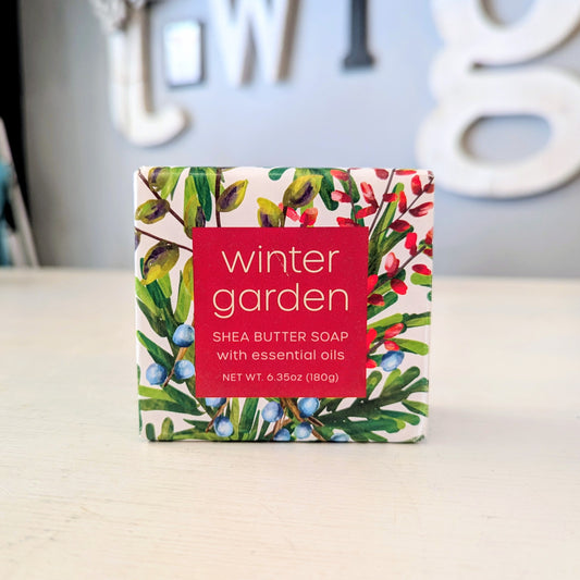 1.9oz Shea Butter Soap Bar - Winter Garden