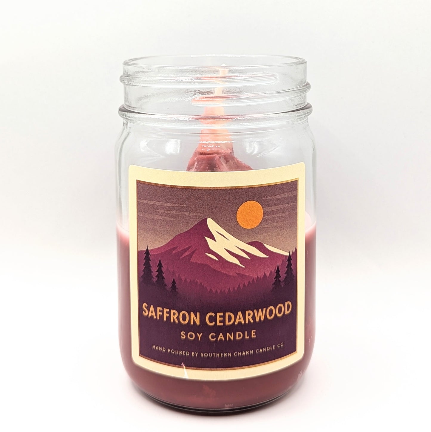 Saffron Cedarwood 12oz Candle