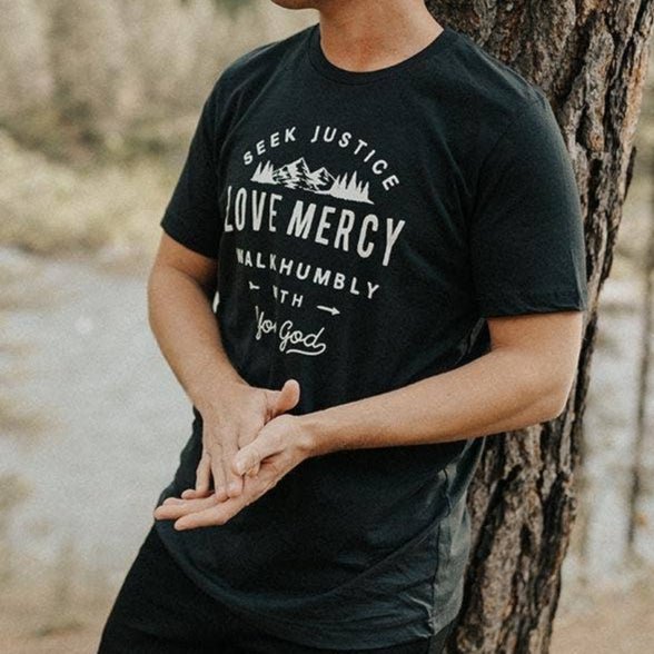 Seek Justice & Love Mercy Graphic Tee MEN