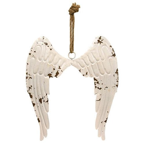 Ornament - Shabby Chic Angel Wings, Large