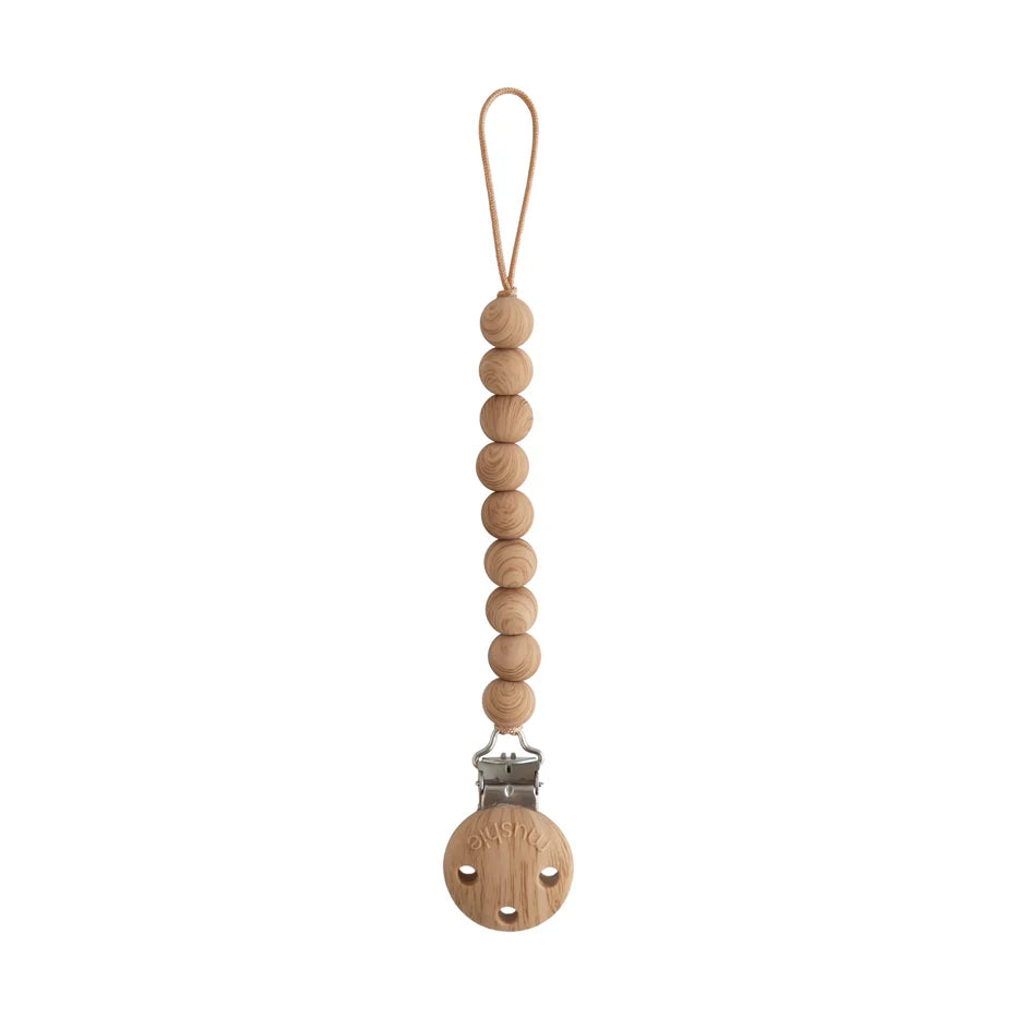 Mushie Silicone Pacifier Clip (varies)