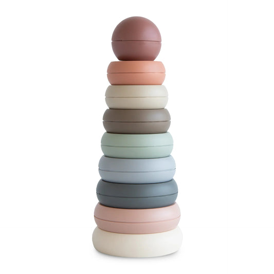 Mushie Stacking Rings Toy