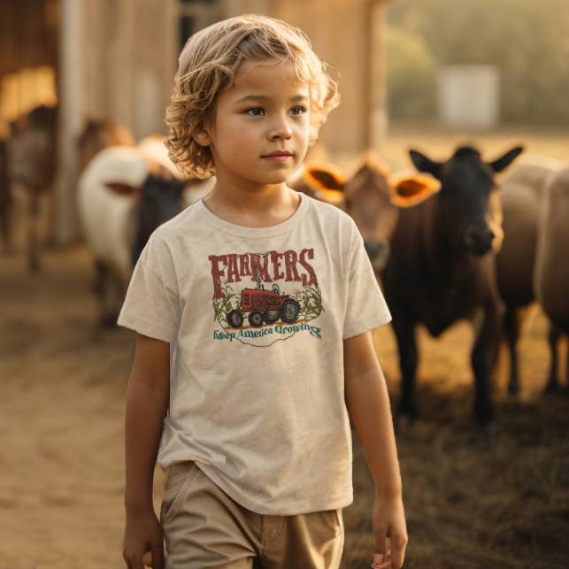 Tractor Farm Boy Country Western Kids Clothing