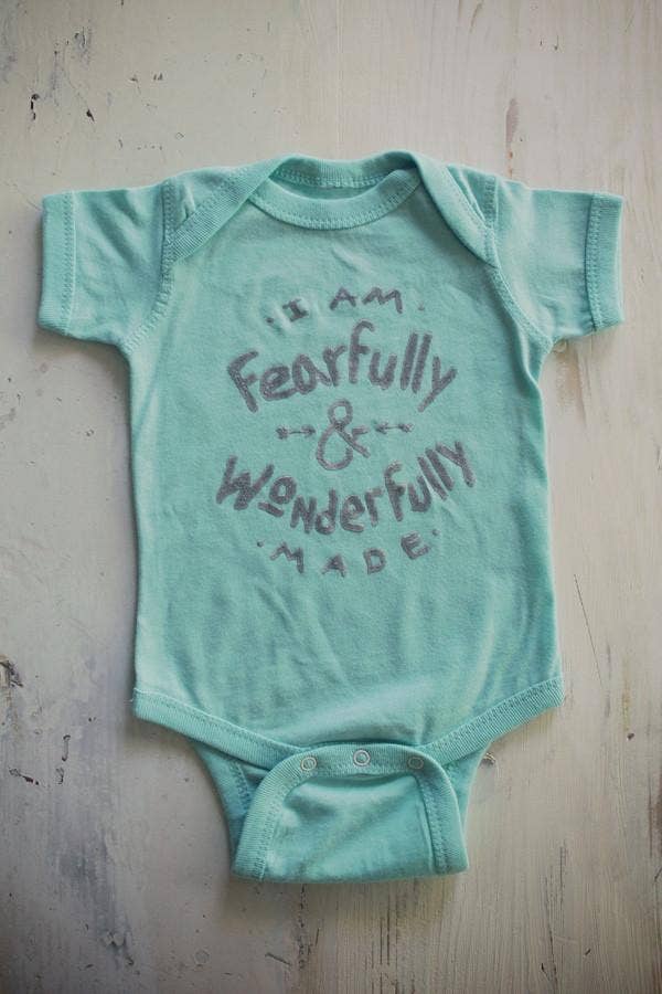 Wonderfully Made Onesie BABY GIRL