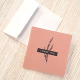 Cutesy Card - Thank You (pink)
